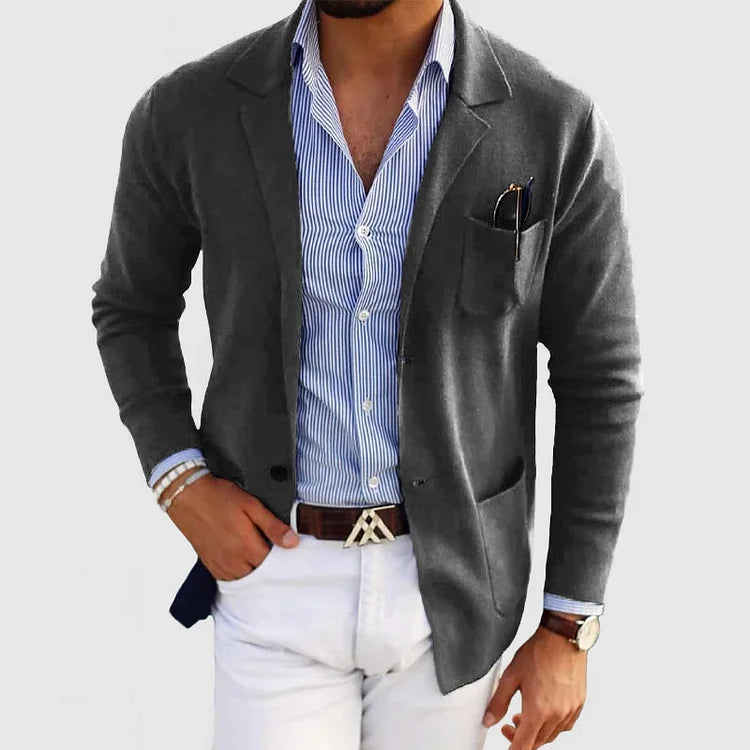 Men’s Knitted Blazer | Casual & Business Style
