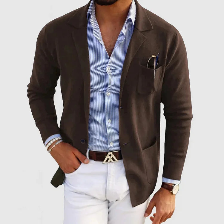 Men’s Knitted Blazer | Casual & Business Style