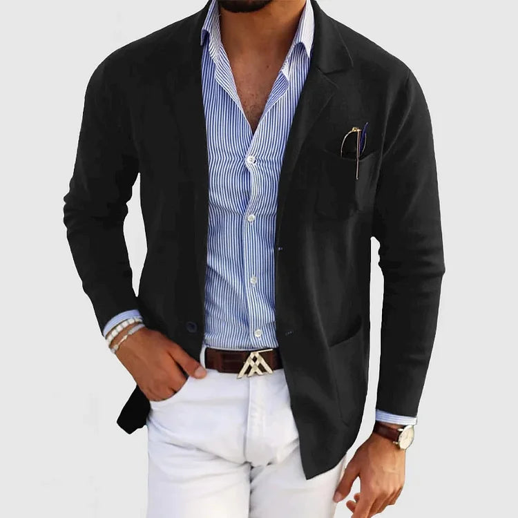 Men’s Knitted Blazer | Casual & Business Style