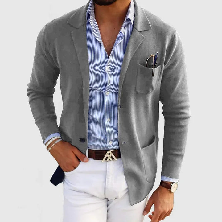 Men’s Knitted Blazer | Casual & Business Style