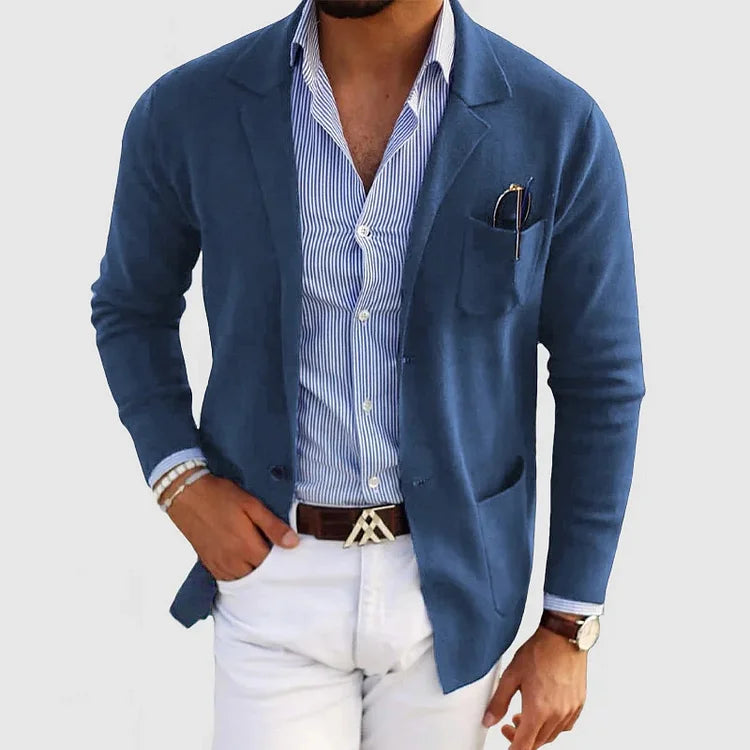 Men’s Knitted Blazer | Casual & Business Style