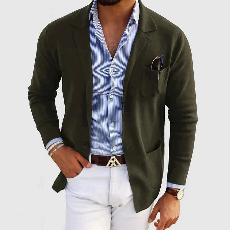Men’s Knitted Blazer | Casual & Business Style