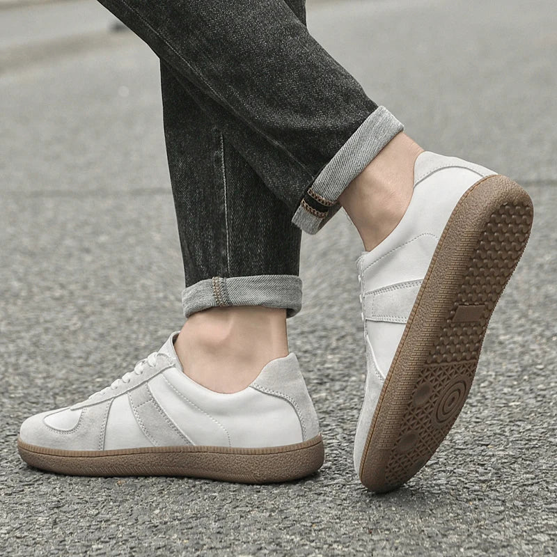 Men’s Suede Sneakers with Durable Outsole