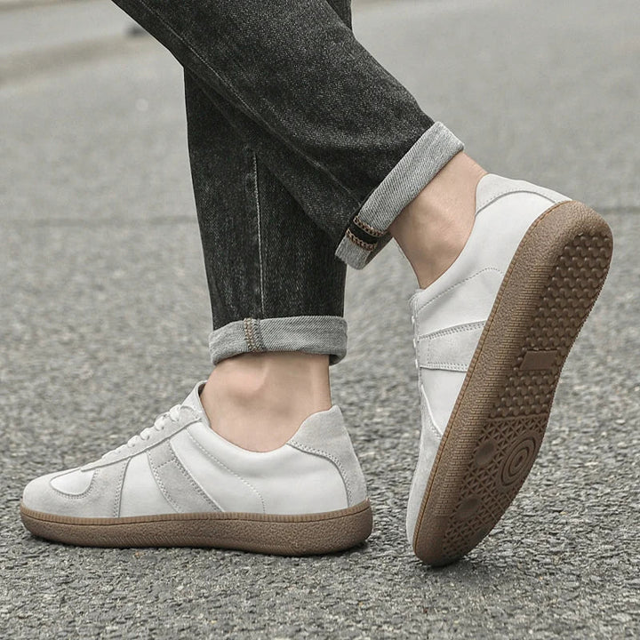 Men’s Suede Sneakers with Durable Outsole
