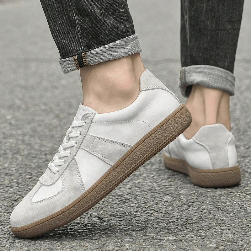 Men’s Suede Sneakers with Durable Outsole
