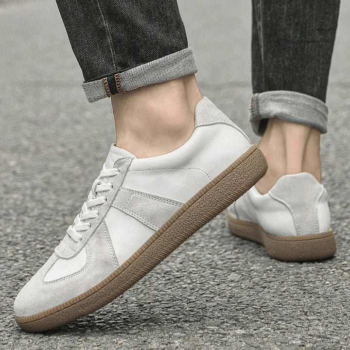 Men’s Suede Sneakers with Durable Outsole