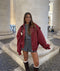 Women’s Oversized Bomber Jacket