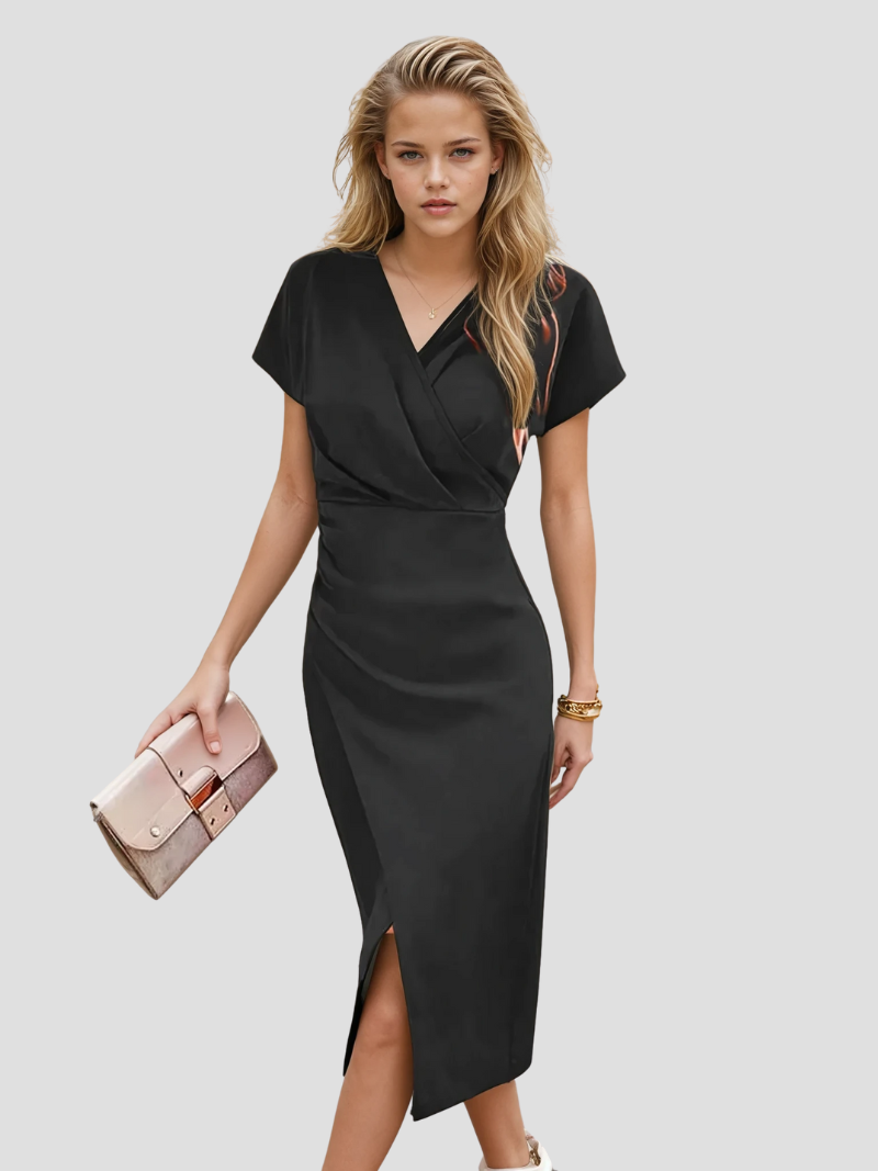 Arlise | Women’s Elegant Sleeveless Wrap Dress