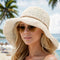 Selina | Women’s Wide-Brim Foldable Straw Beach Hat