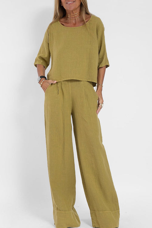 Lioraen | Cotton Linen Women’s Suit