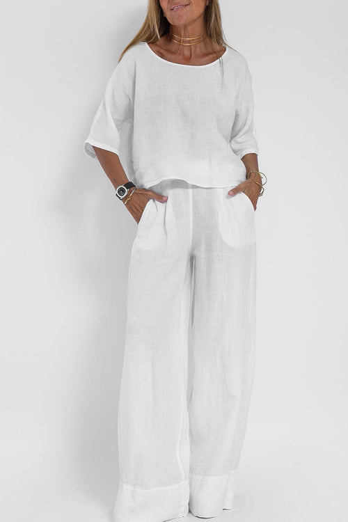 Lioraen | Cotton Linen Women’s Suit