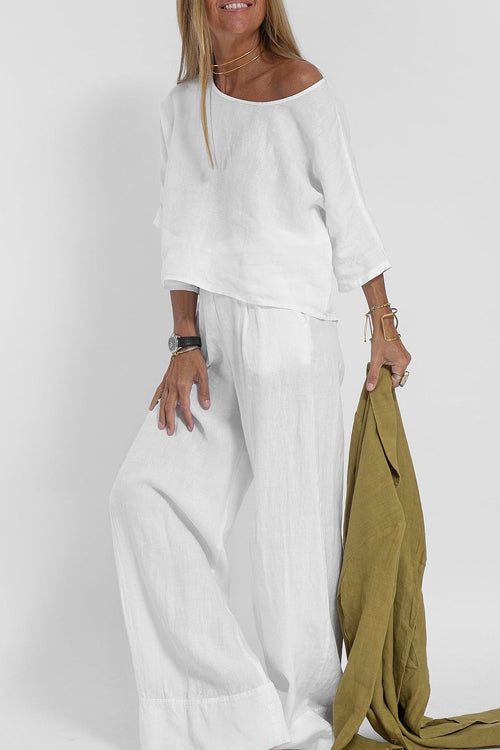 Lioraen | Cotton Linen Women’s Suit