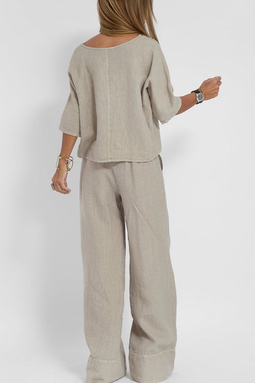 Lioraen | Cotton Linen Women’s Suit