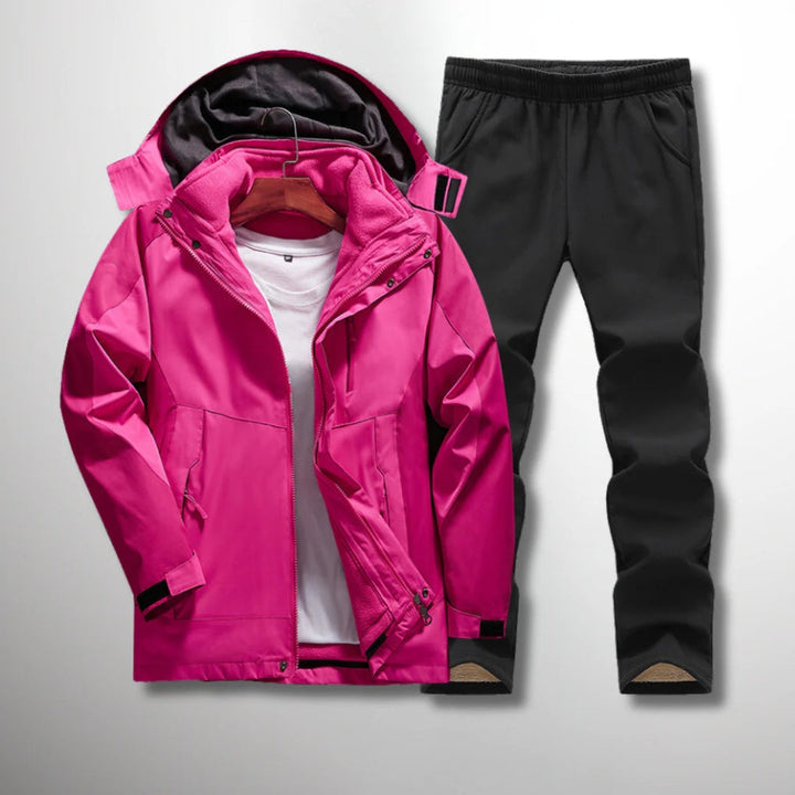 3-in-1 Women’s Outdoor Jacket Set | All-Weather Protection