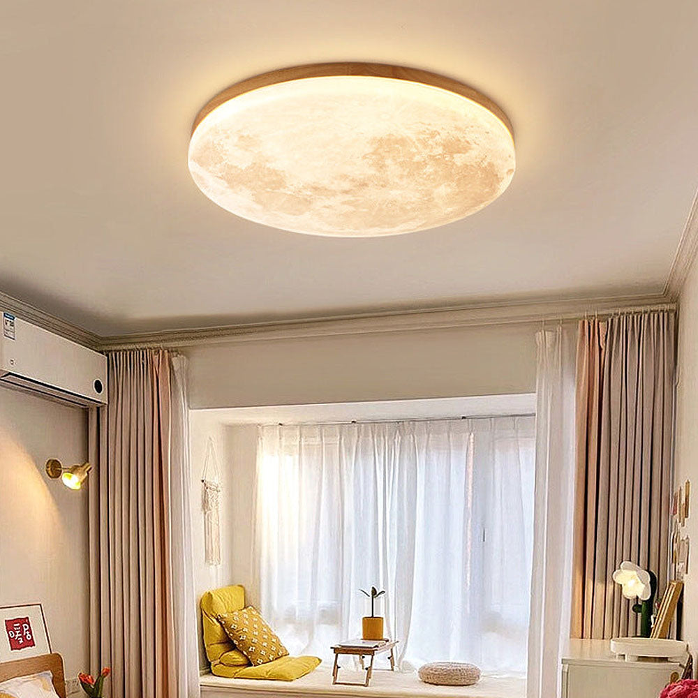 Moon Ceiling Lamp 3D design | Adjustable Brightness