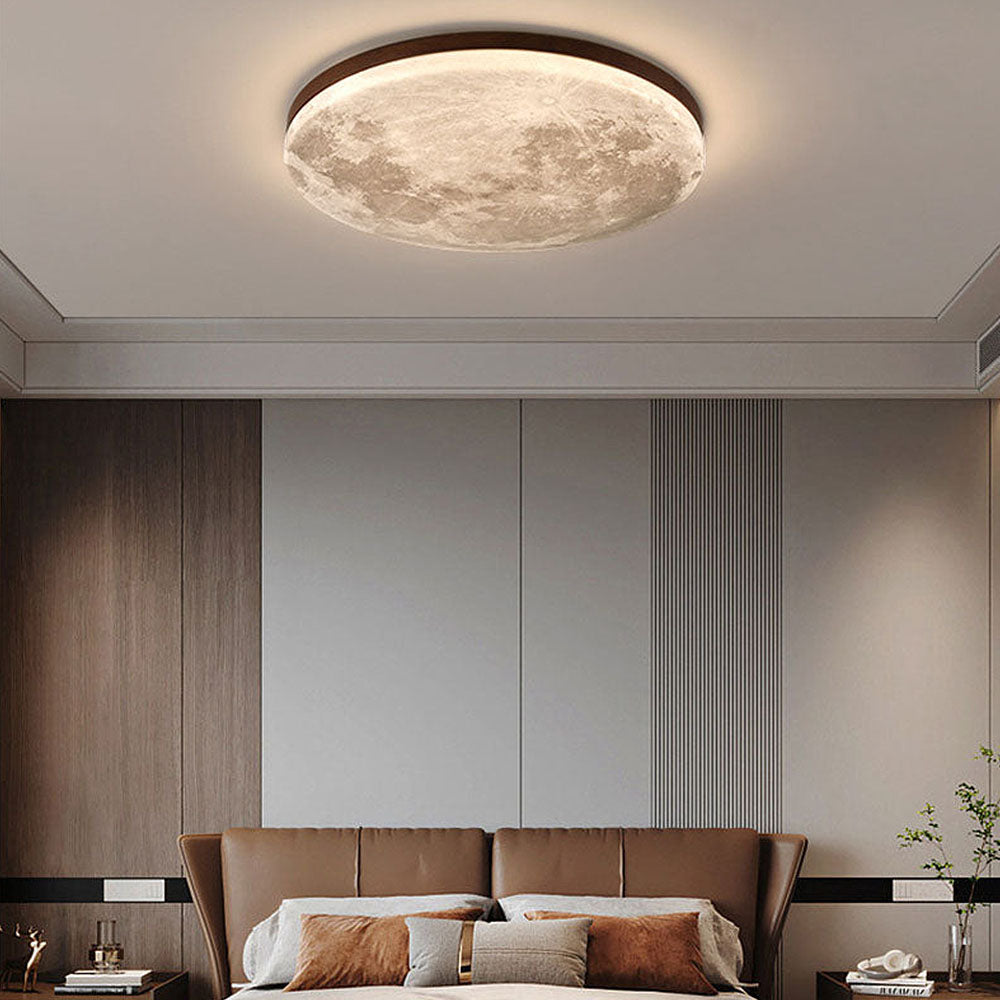 Moon Ceiling Lamp 3D design | Adjustable Brightness