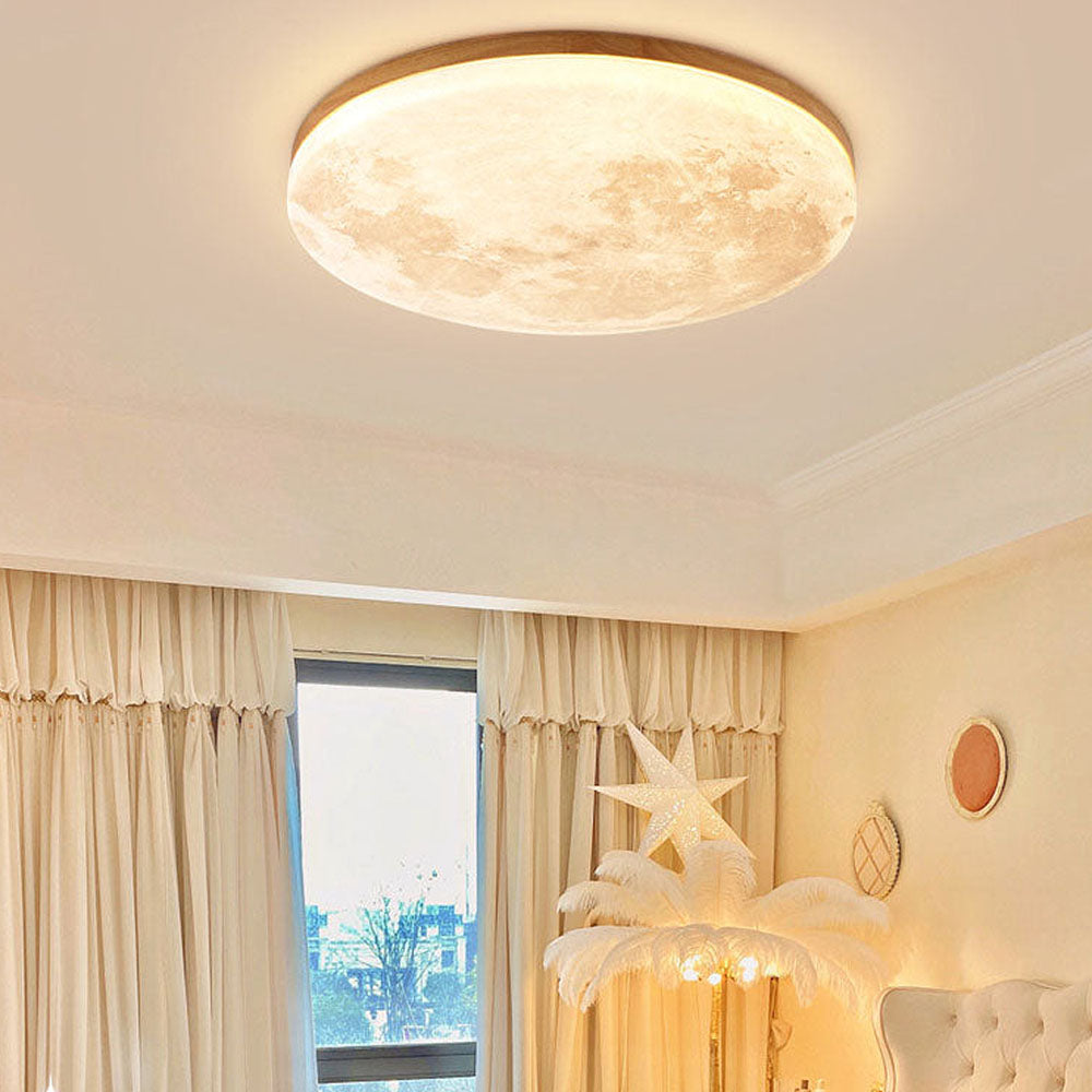 Moon Ceiling Lamp 3D design | Adjustable Brightness