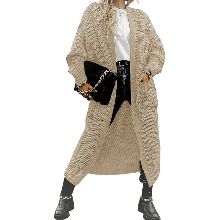 Women’s Wool-Like Cardigan Sweater | Long & Warm