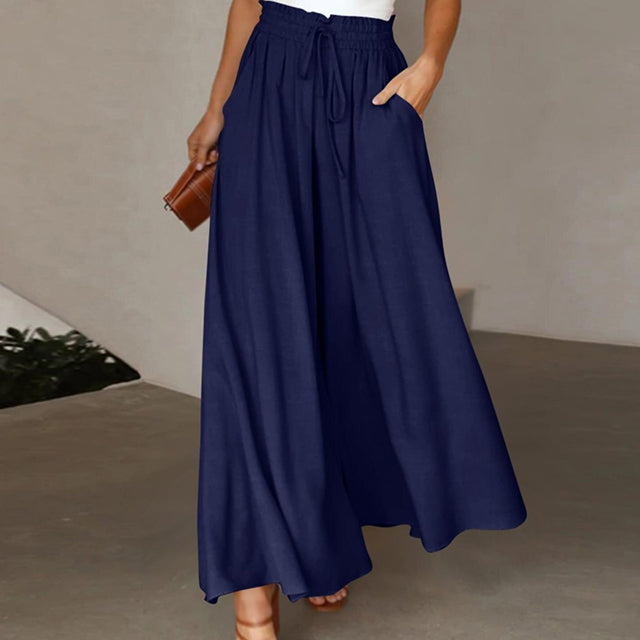 Lyra | Women's Wide-Leg Linen Pants