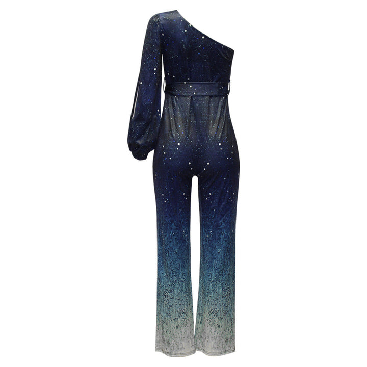 Lyren | One-Shoulder Retro Disco Jumpsuit for Women
