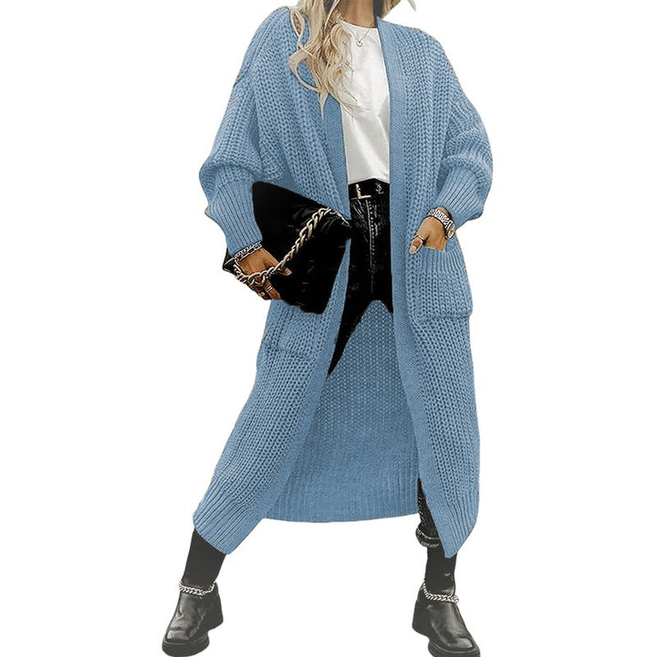 Women’s Wool-Like Cardigan Sweater | Long & Warm