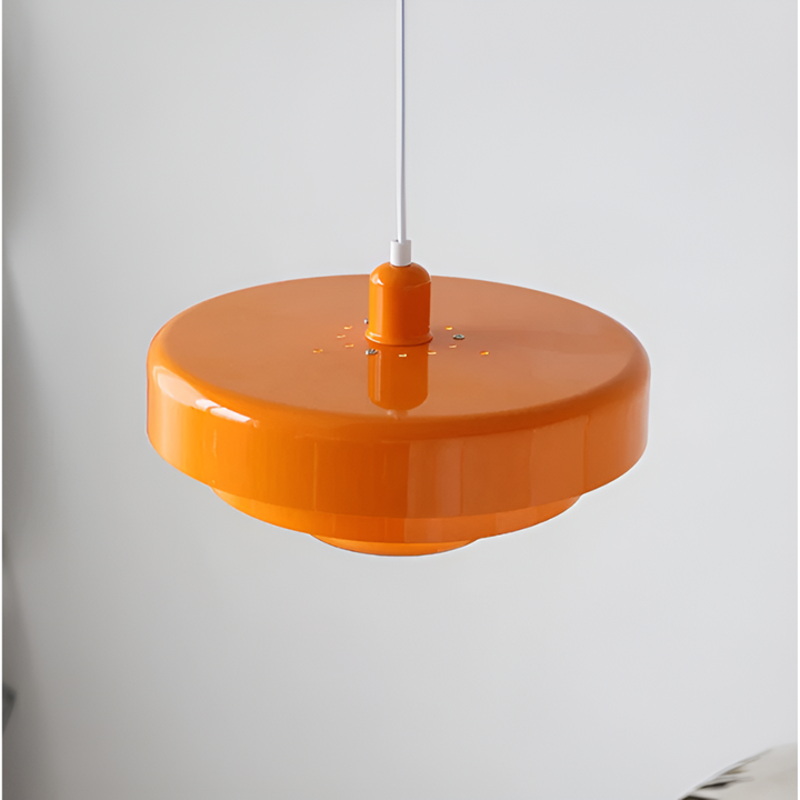 Orange Retro Ceiling Lamp