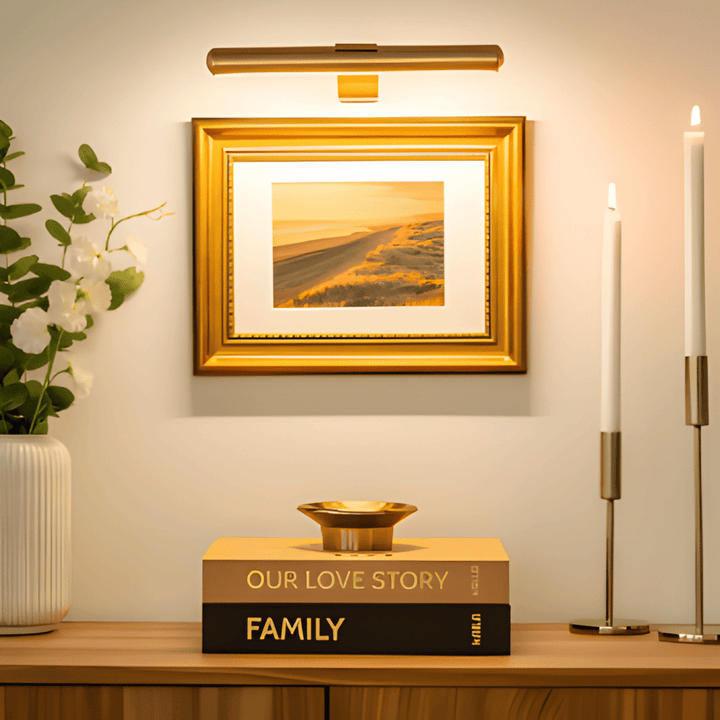 Magnetic LED Wall Lamp | 120° Rotatable Cordless Sconce