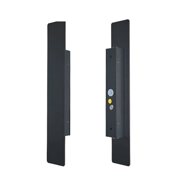 Rectangular Black Aluminum LED Outdoor Wall Light