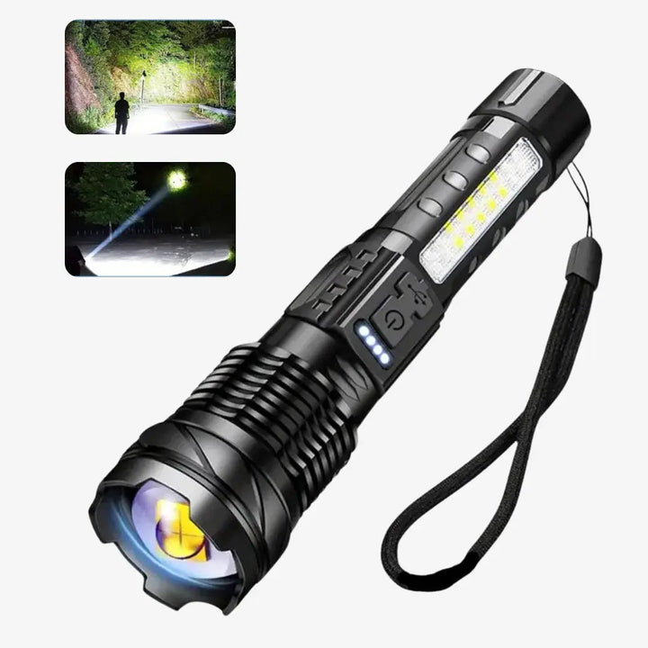 Max | Military Flashlight with Zoom & Waterproof Design