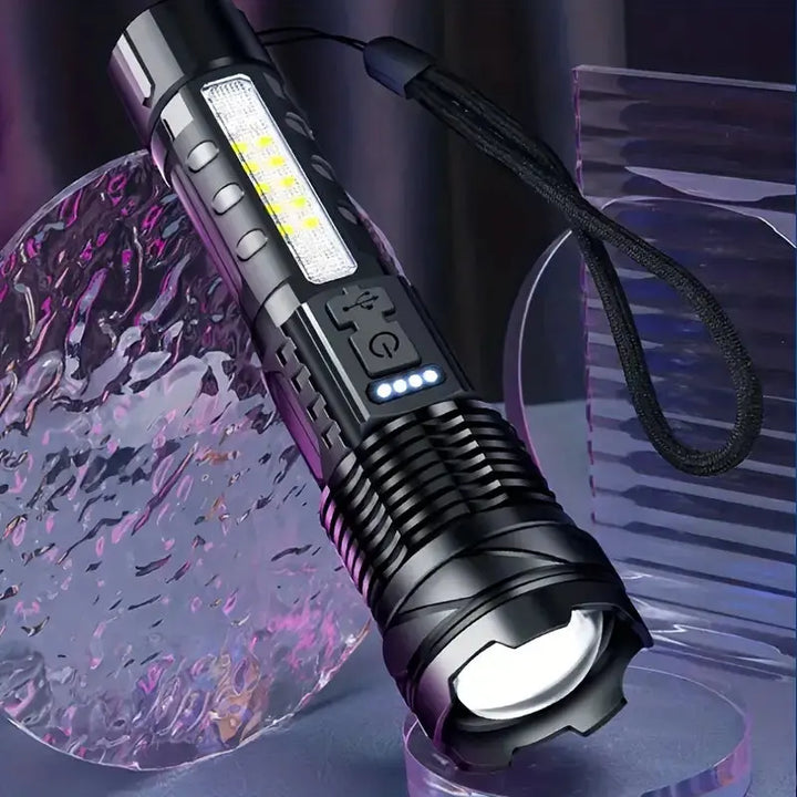 Max | Military Flashlight with Zoom & Waterproof Design