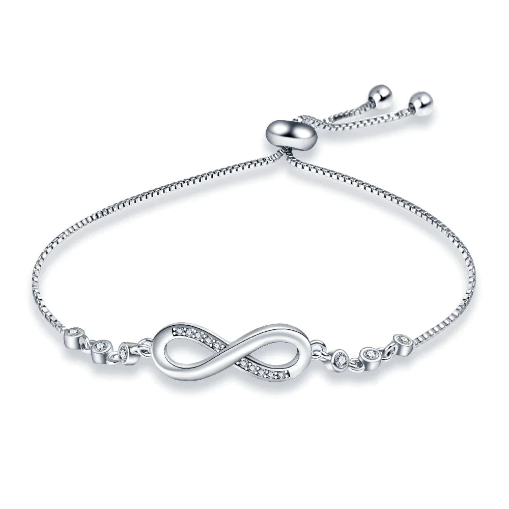 Lux Infinite Bracelet | Adjustable Design with Subtle Sparkle