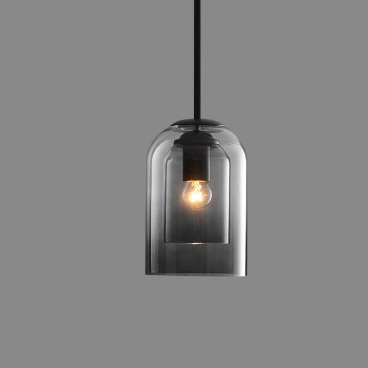 Mid-Century Pendant Lam | Double Glass Shade
