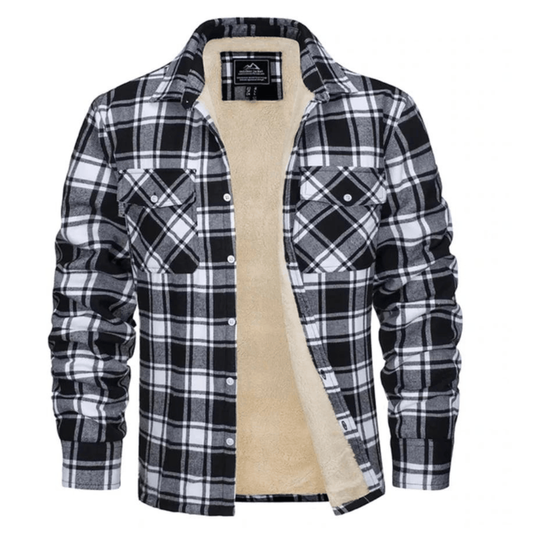 Aelric | Men's Plaid Fleece-Lined Jacket