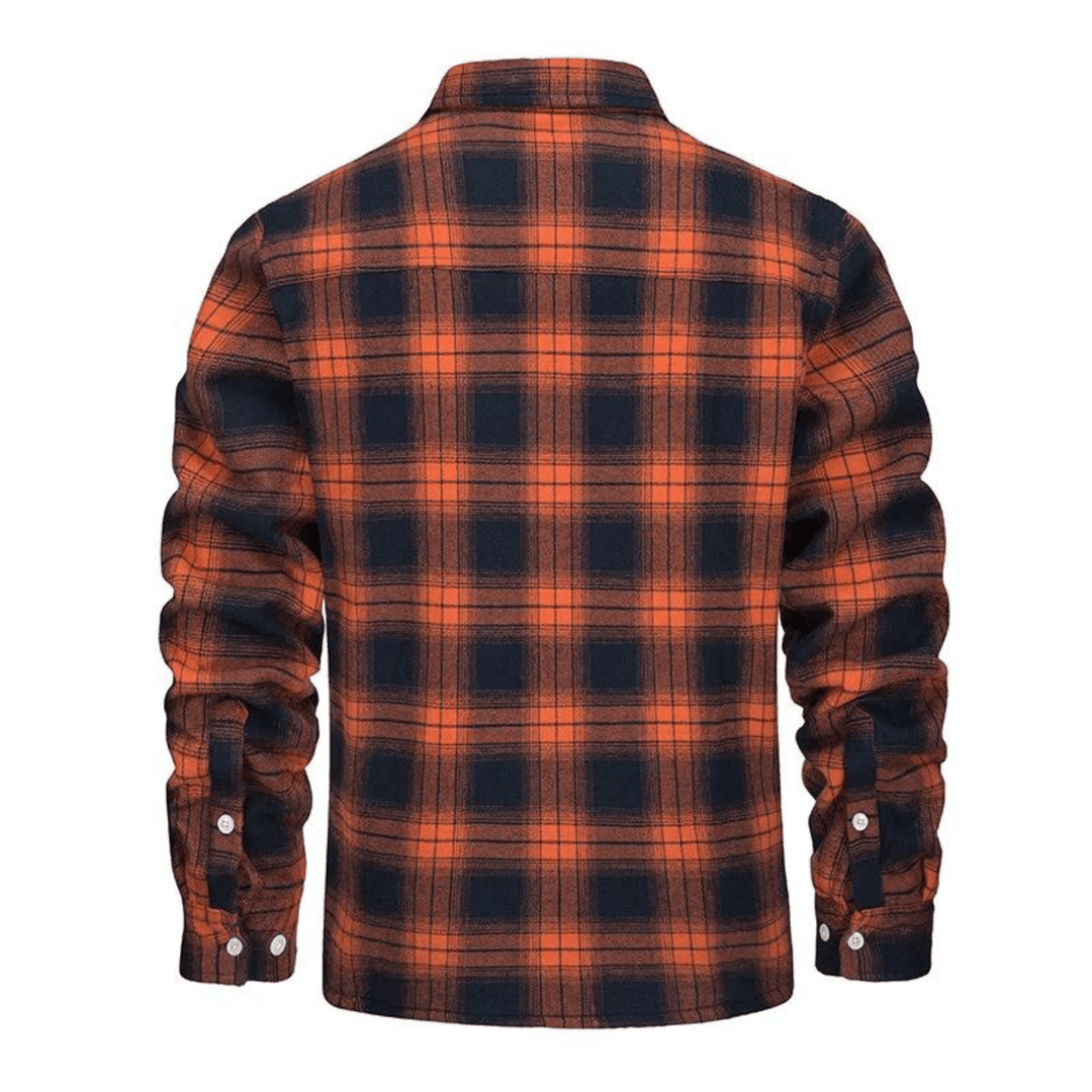 Aelric | Men's Plaid Fleece-Lined Jacket