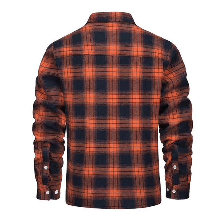 Aelric | Men's Plaid Fleece-Lined Jacket
