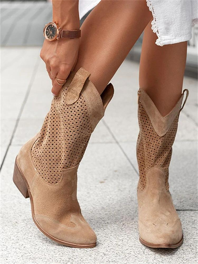 Liora | Breathable Cowboy Boots for Women
