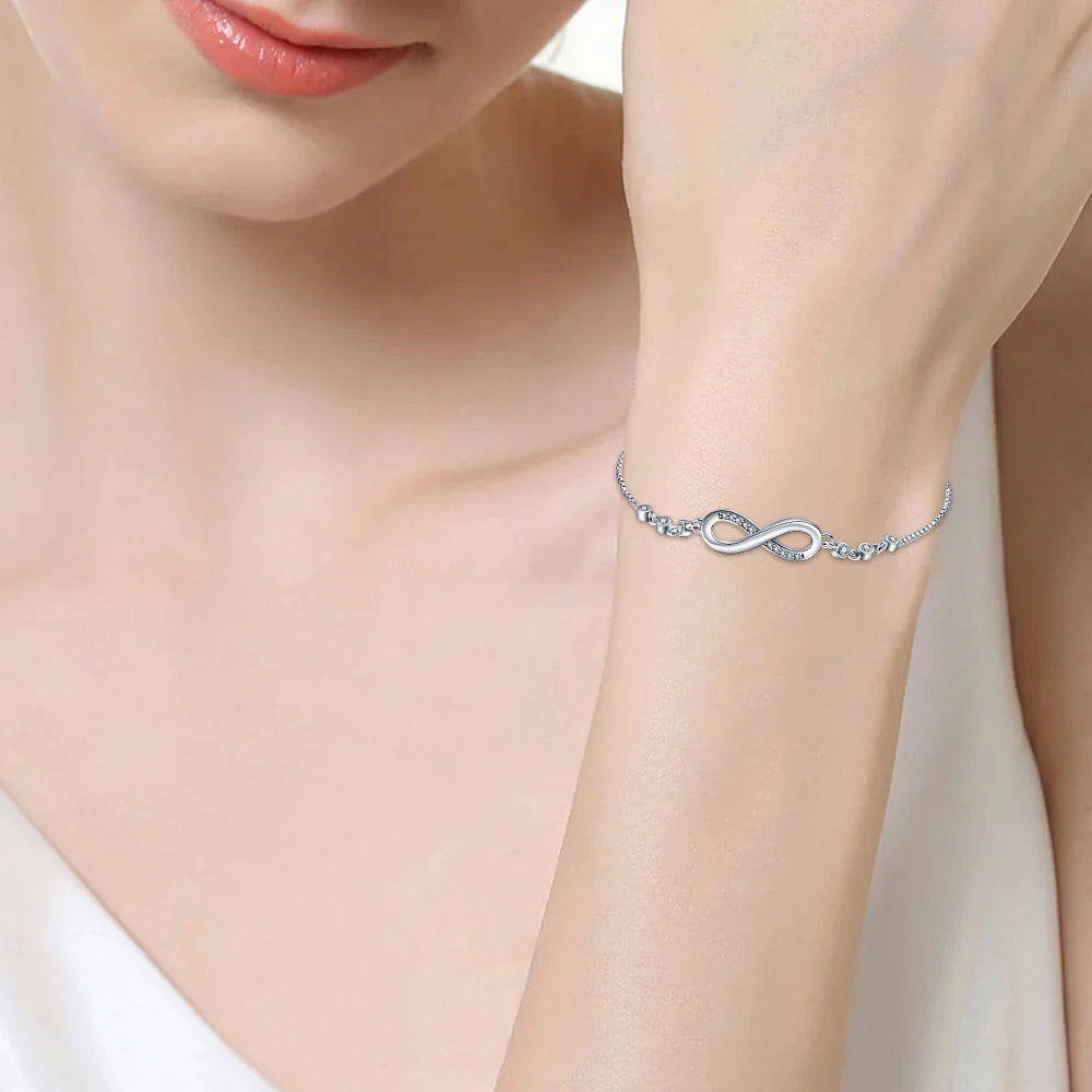 Lux Infinite Bracelet | Adjustable Design with Subtle Sparkle