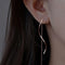 Zoe | Wave Threader Earrings