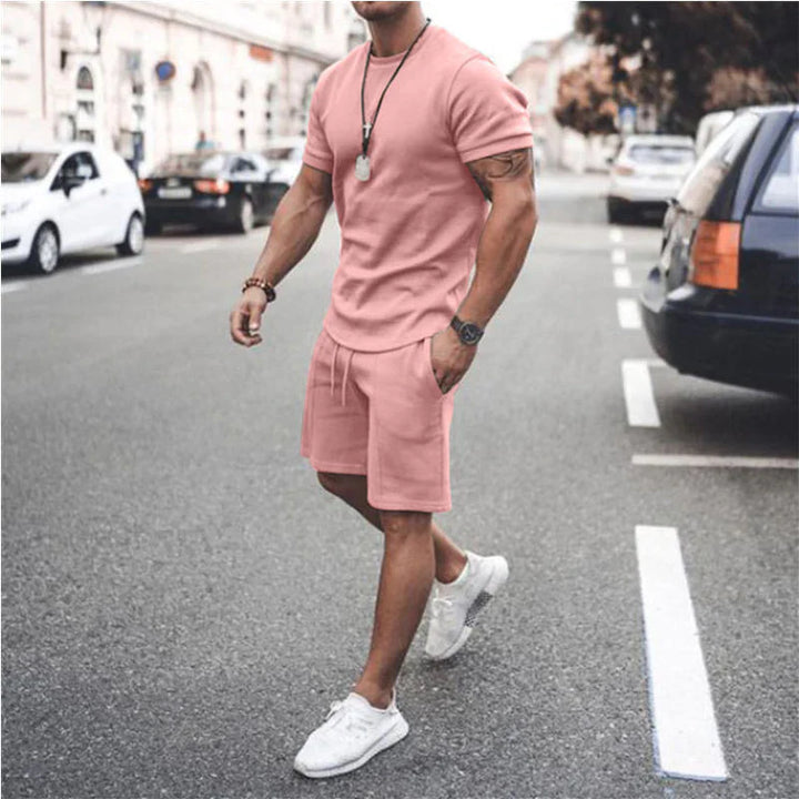Alsten | Lightweight Short Sleeve Shirt & Matching Shorts For Men