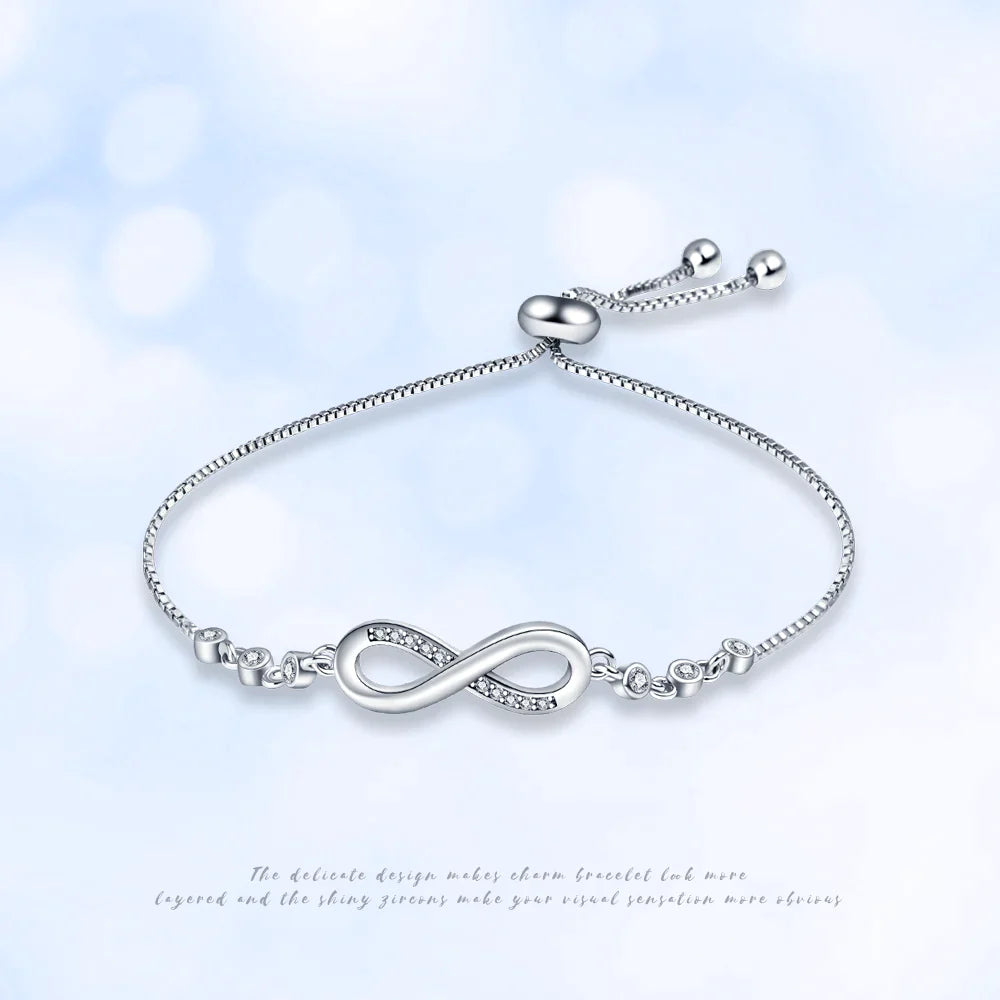 Lux Infinite Bracelet | Adjustable Design with Subtle Sparkle