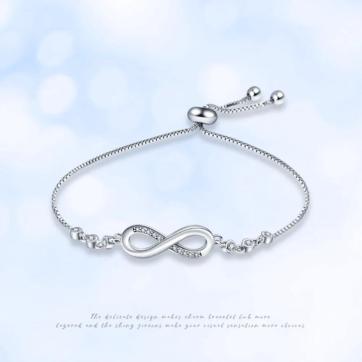 Lux Infinite Bracelet | Adjustable Design with Subtle Sparkle