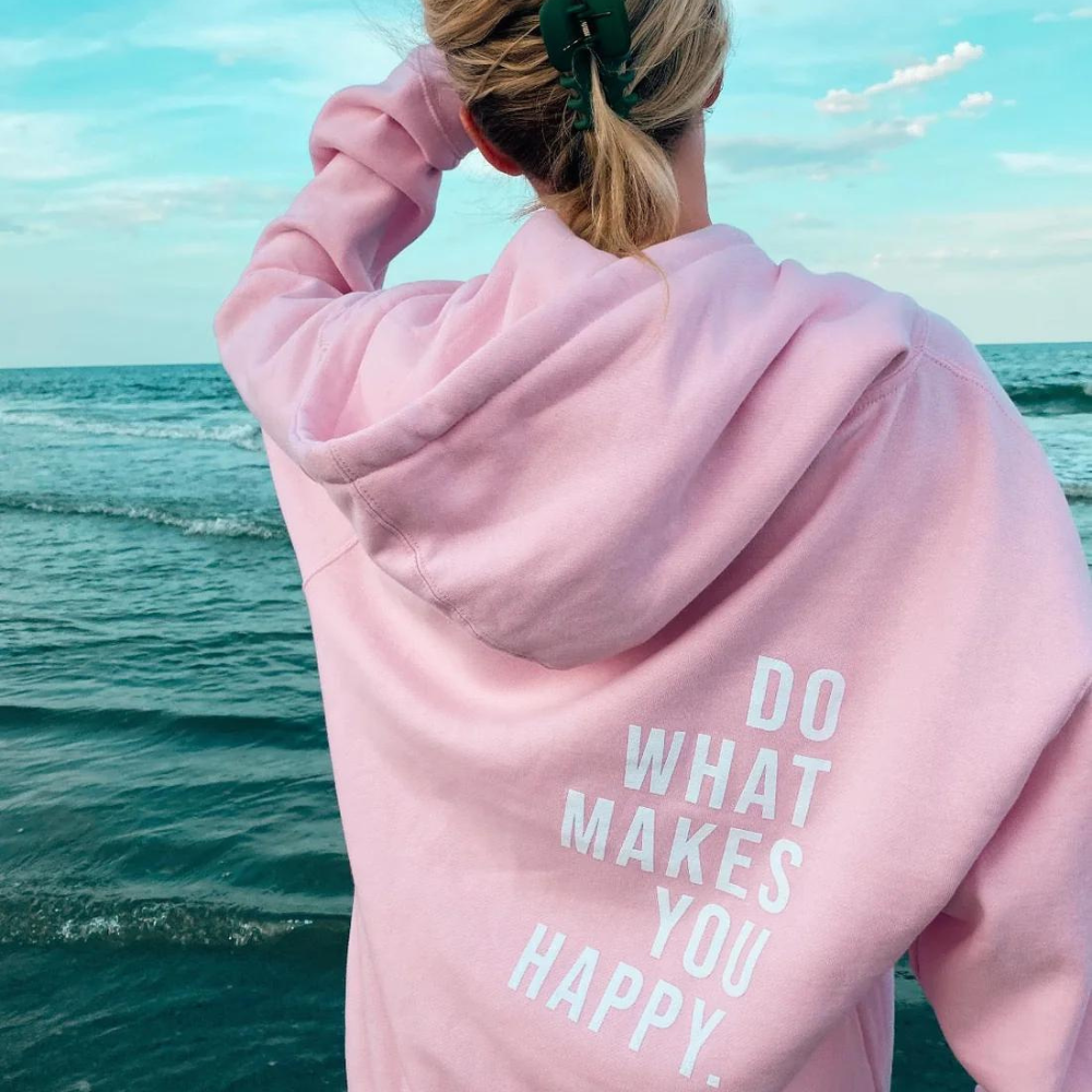 “Do What Makes You Happy” Unisex Hoodie | Casual & Cozy