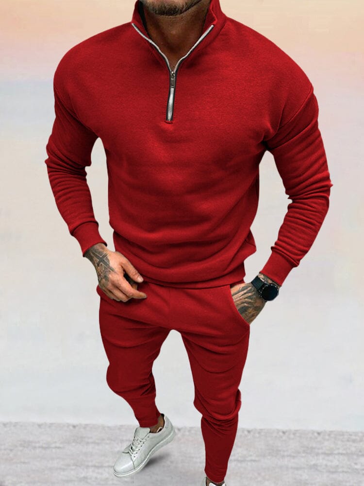 Raben | Men's Thermal Half-Zip Casual Set