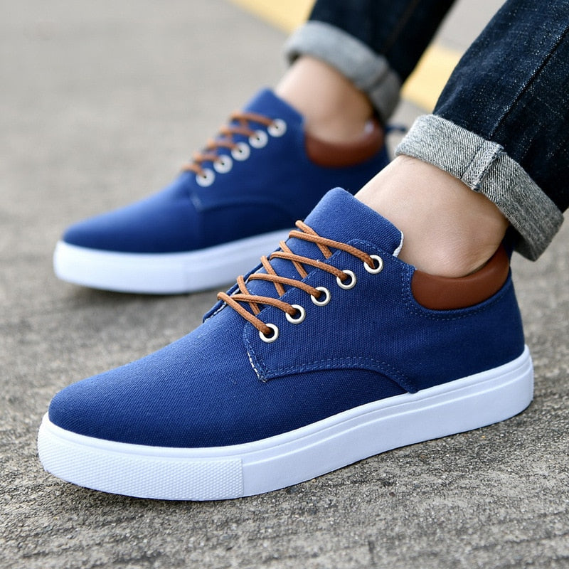 Men’s Canvas Sneakers | Business Casual Style