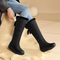 Women's Knee-High Winter Boots with Faux Fur Lining