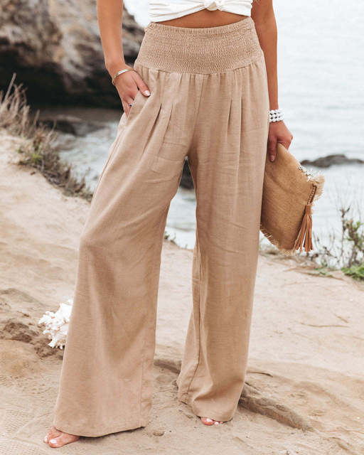 Zinnia | Women's Elegant Comfortable Linen Pants
