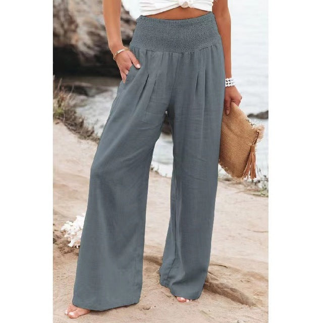 Zinnia | Women's Elegant Comfortable Linen Pants