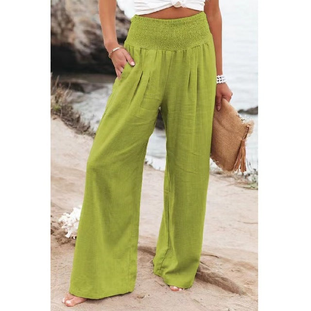 Zinnia | Women's Elegant Comfortable Linen Pants