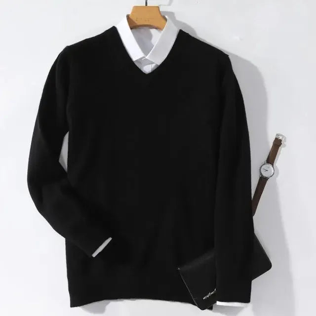 Men’s Cashmere-Like Sweater | Relaxed Fit