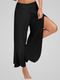 Juna | Women’s Elegant Wide-Leg Yoga Pants with Side Slits